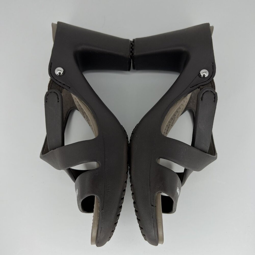 Crocs Cyprus IV  Slip-On Sandal Heels Womens Size 9 Strappy Open-Toe Shoes - Picture 7 of 9